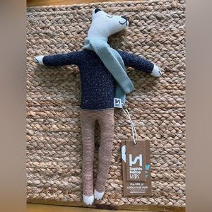 Sophie Home Kids stuffed polar bear navy